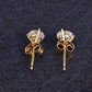 IGI Certified 14K Yellow Gold Diamond Stud Earrings | 1.00ct Total (0.50ct Each)