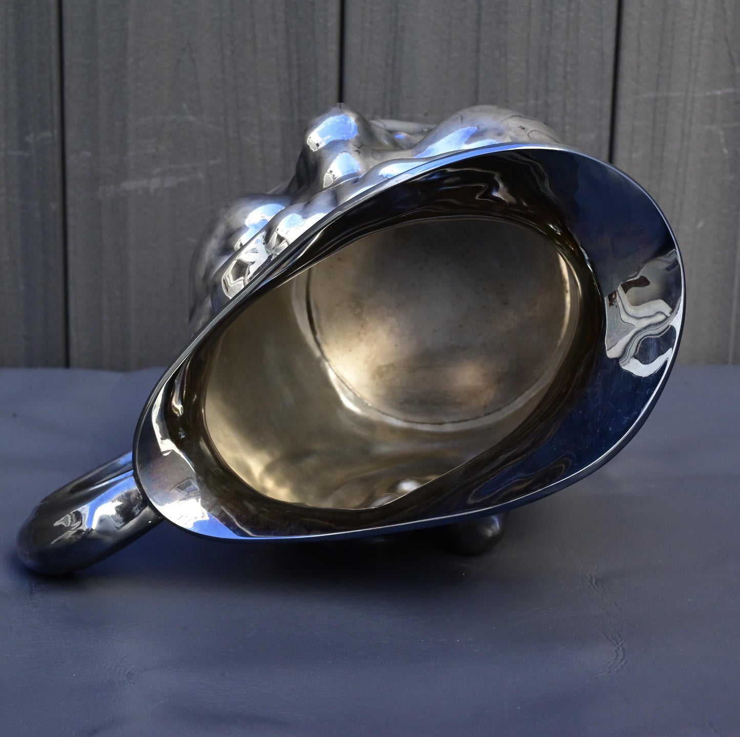 Antique Reed & Barton Silver-Plated “Jolly Face” Pitcher Jug Sunny Jim