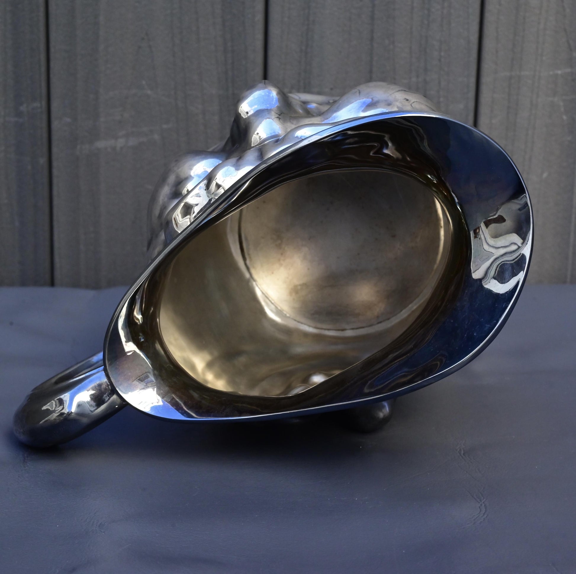 Antique Reed & Barton Silver-Plated “Jolly Face” Pitcher Jug Sunny Jim