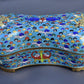 Antique Chinese Cloisonné Enamel Box with Mythical Beasts Late 19th Century