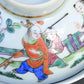Pair of Antique Chinese Qing Dynasty Porcelain Covered Bowls – Children at Play