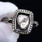 925 Sterling Silver IGI Certified Diamond Ring Freeform Diamond Ring Size 6