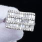 18K White Gold Diamond Ring 1.35 TCW Ring Size 7 GIA Certified