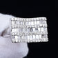 18K White Gold Diamond Ring 1.35 TCW Ring Size 7 GIA Certified