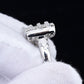 18K White Gold Diamond Ring 1.35 TCW Ring Size 7 GIA Certified