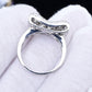 18K White Gold Diamond Ring 1.35 TCW Ring Size 7 GIA Certified