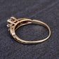 14K Multi-Color Gold Diamond Ring IGI Certified Ring Size 5.75