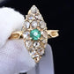 Antique 18K Yellow Gold Ring Art Deco/Edwardian Era Ring Size 5.25