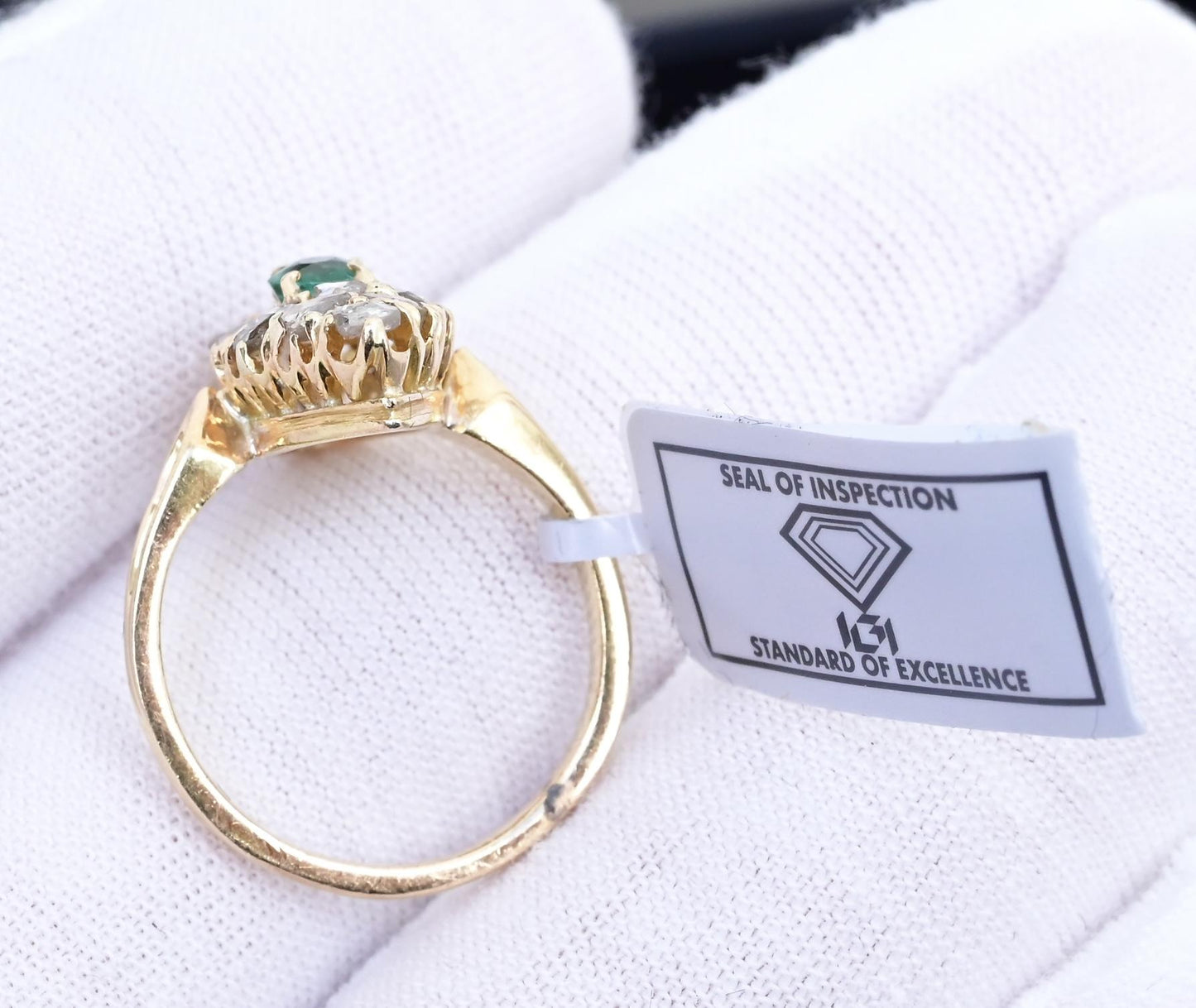 Antique 18K Yellow Gold Ring Art Deco/Edwardian Era Ring Size 5.25