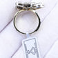 14K Yellow & White Gold Butterfly Ring IGI Certified .70 Carats Ring Size 5.5