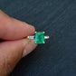 Gorgeous Deep Green Emerald & Diamond Ring IGI Certified Ring Size 6.25