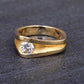 14K Yellow Gold Solitaire Diamond Ring VS Center Diamond IGI Certified Size 6.5