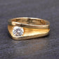 14K Yellow Gold Solitaire Diamond Ring VS Center Diamond IGI Certified Size 6.5