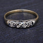 14K Multi Gold Diamond Ring Band IGI Certified Ring Size 10.25