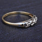 14K Multi Gold Diamond Ring Band IGI Certified Ring Size 10.25