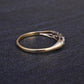 14K Multi Gold Diamond Ring Band IGI Certified Ring Size 10.25