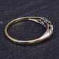 14K Multi Gold Diamond Ring Band IGI Certified Ring Size 10.25