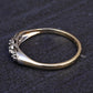 14K Multi Gold Diamond Ring Band IGI Certified Ring Size 10.25