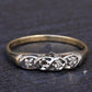14K Multi Gold Diamond Ring Band IGI Certified Ring Size 10.25