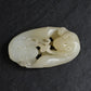 Antique Chinese Carved White Jade Toggle 60.97g – Mythical Beast 3" x 1.75"