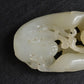 Antique Chinese Carved White Jade Toggle 60.97g – Mythical Beast 3" x 1.75"