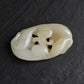 Antique Chinese Carved White Jade Toggle 60.97g – Mythical Beast 3" x 1.75"