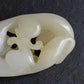 Antique Chinese Carved White Jade Toggle 60.97g – Mythical Beast 3" x 1.75"