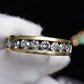 Fabulous 14K Yellow Gold Band With Natural Diamonds .90 Carats IGI Certified