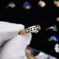 Fabulous 14K Yellow Gold Band With Natural Diamonds .90 Carats IGI Certified