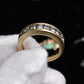 Fabulous 14K Yellow Gold Band With Natural Diamonds .90 Carats IGI Certified