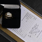 GIA Certified 1.56ct VVS1 H Diamond Platinum Ring w/ 14K Gold Enhancer 8.83g