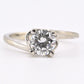 18K White Gold Solitaire Diamond Ring – 0.75 Carat, IGI Certified, Size 5