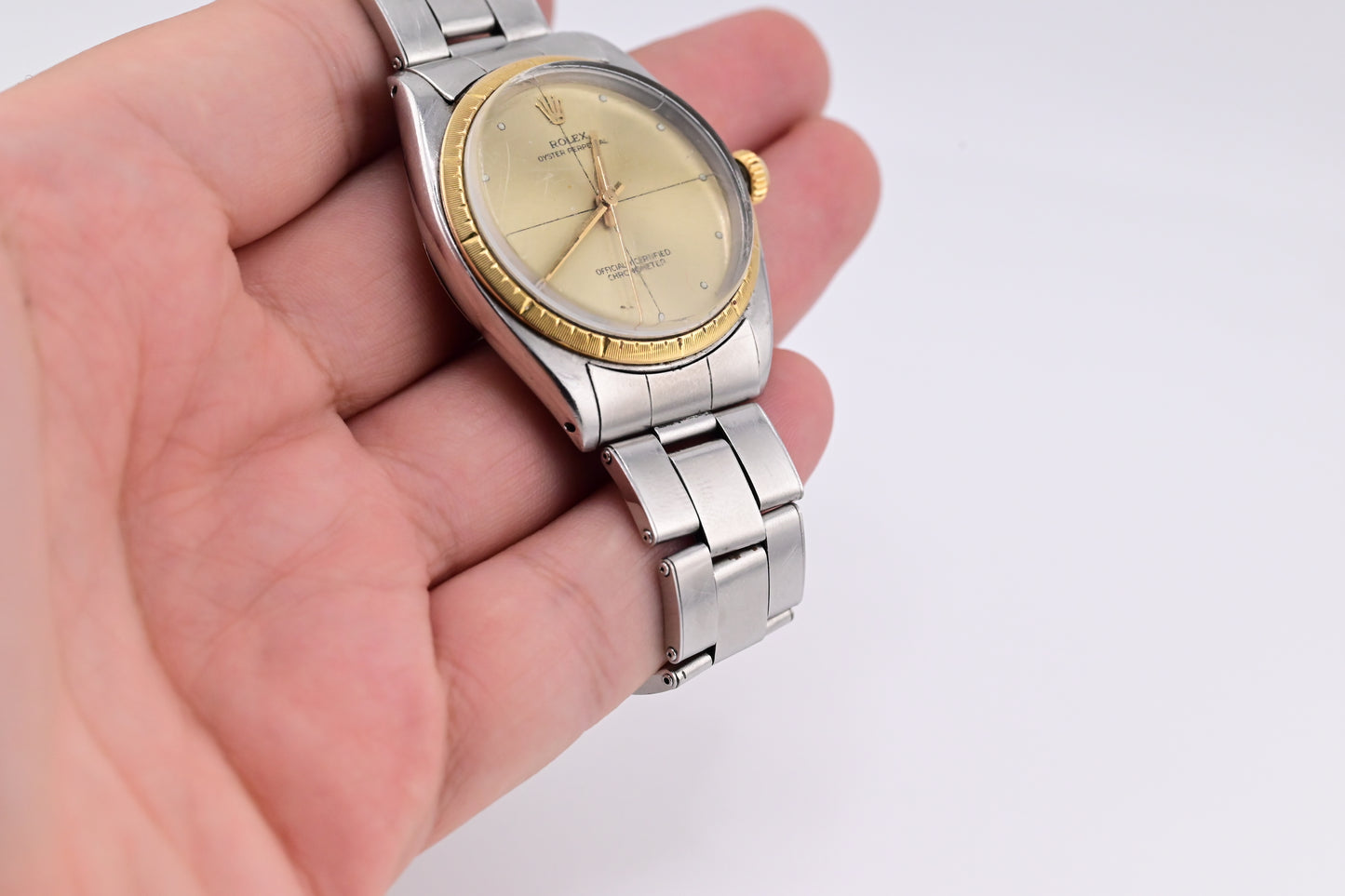 1965 Rolex Ref 1008 Zephyr Oyster Perpetual Watch