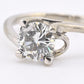 18K White Gold Solitaire Diamond Ring – 0.75 Carat, IGI Certified, Size 5