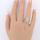 Art Deco Platinum Diamond Ring .50 Carats Center Stone Ring Size 8.75 IGI Cert.