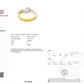 FRED 18K Yellow & White Gold Diamond Ring – 0.30 Carat, IGI Certified, Size 5