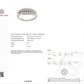 IGI Certified 14K White Gold Diamond Band – 0.25ct, 27 Natural Diamonds Size 4