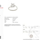 18K White Gold Solitaire Diamond Ring – 0.75 Carat, IGI Certified, Size 5