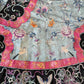 Antique Chinese Qing Dynasty Embroidered Silk Robe | 67x37” Court Robe