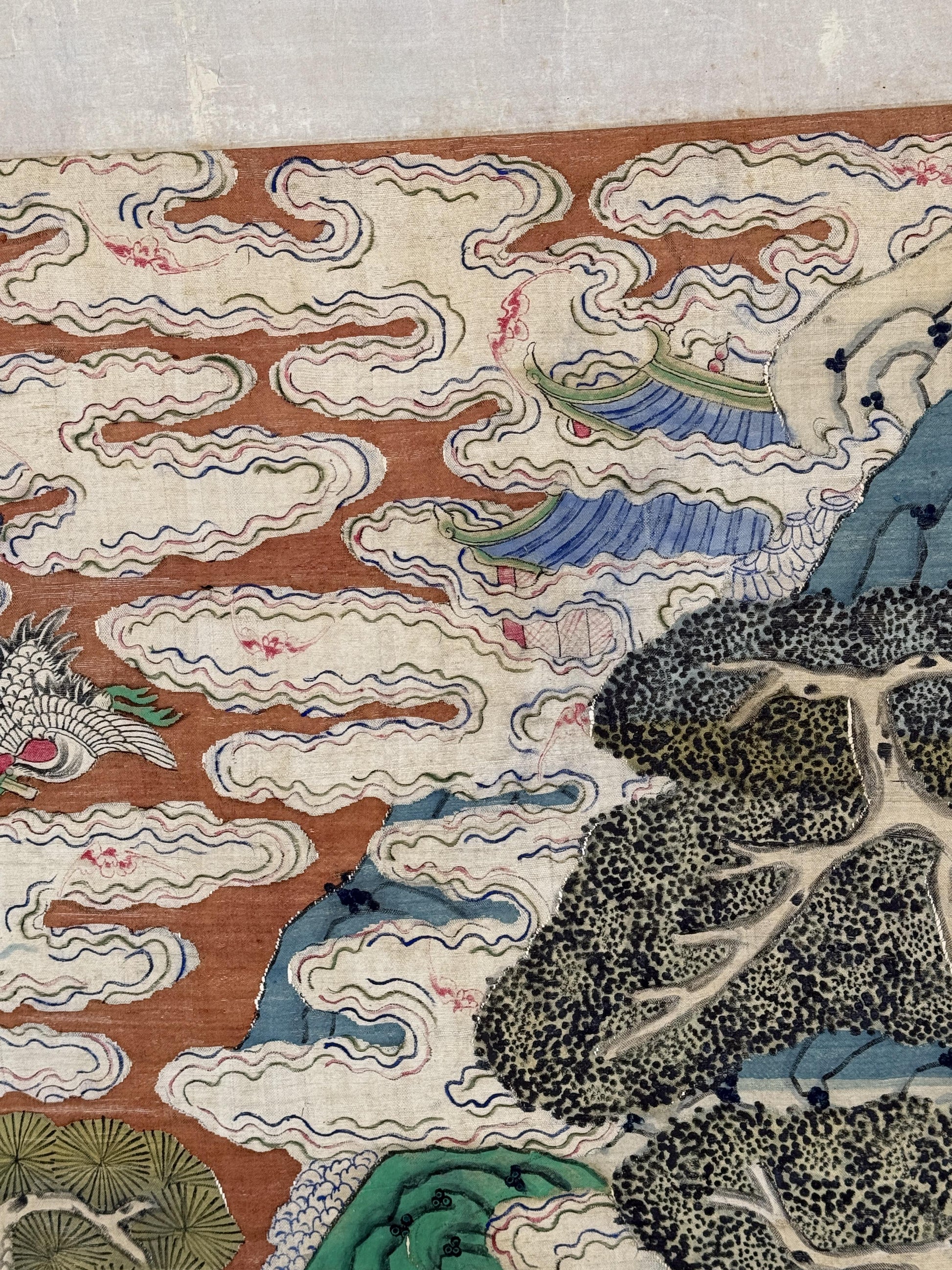Early 20th Century Chinese Silk Kesi Panel – Immortal Figures