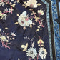 Late Qing Dynasty Silk Satin Robe with Couching and Satin Stitch Embroidery
