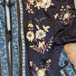 Late Qing Dynasty Silk Satin Robe with Couching and Satin Stitch Embroidery