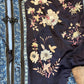 Late Qing Dynasty Silk Satin Robe with Couching and Satin Stitch Embroidery