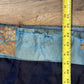 Late Qing Dynasty Silk Satin Robe with Couching and Satin Stitch Embroidery