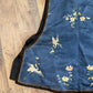 Late Qing Dynasty Silk Satin Vest with Crane and Floral Embroidery