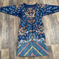 Late Qing Dynasty Embroidered Silk Dragon Robe