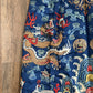 Late Qing Dynasty Embroidered Silk Dragon Robe