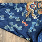 Late Qing Dynasty Embroidered Silk Dragon Robe