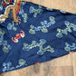 Late Qing Dynasty Embroidered Silk Dragon Robe