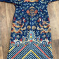 Late Qing Dynasty Embroidered Silk Dragon Robe